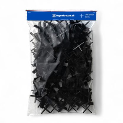 Pack 100 Stücke von 3 mm Fugenkreuze für Terassenplatten